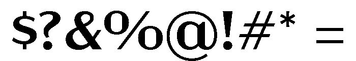 Acme Gothic Wide Regular Font OTHER CHARS