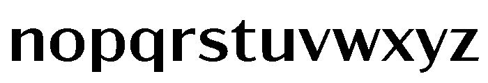 Acme Gothic Wide Regular Font LOWERCASE