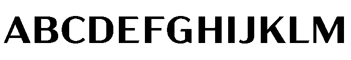 Acme Gothic Wide Semi Bold Font UPPERCASE