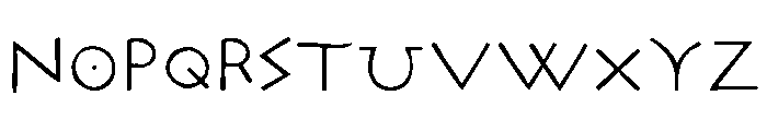 Acropolis Now Font UPPERCASE
