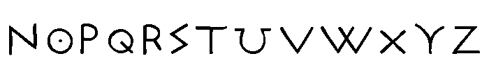 Acropolis Now Font LOWERCASE