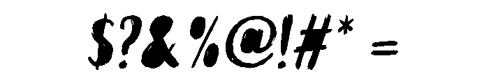 Active One Regular Fill Font OTHER CHARS