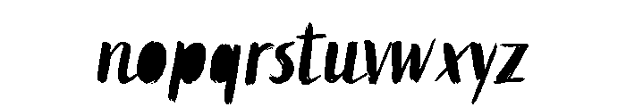 Active One Regular Fill Font LOWERCASE