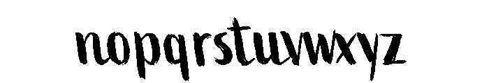 Active Two Regular Font LOWERCASE