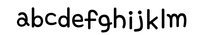 1HOONIceteaOTF Regular Font LOWERCASE