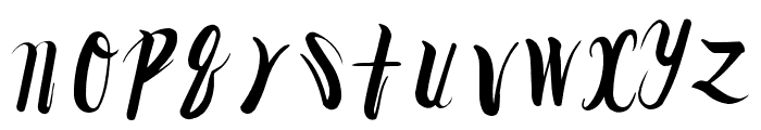 AB Harumi R Regular Font LOWERCASE