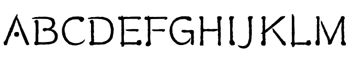 AB Hasefude Regular Font UPPERCASE