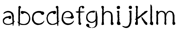 AB Hasefude Regular Font LOWERCASE