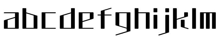 AB J Choki Regular Font LOWERCASE