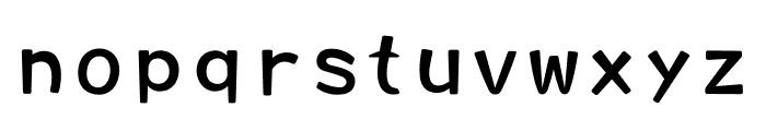 AB Kotatsu Regular Font LOWERCASE