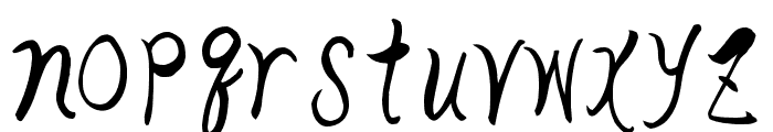 AB Kouran Gyosho Regular Font LOWERCASE