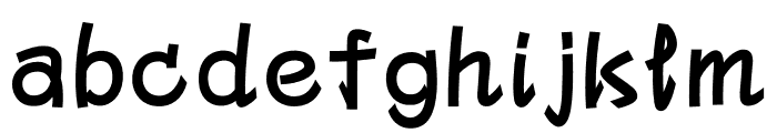 AB Ryusen Fuyu Regular Font LOWERCASE