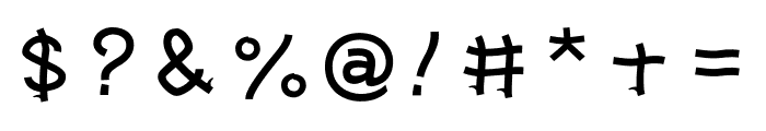 AB Ryushichi Regular Font OTHER CHARS
