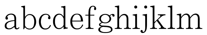 AB Seiryu Light Regular Font LOWERCASE