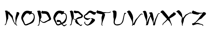 AB Tyuusyobokunenn Regular Font UPPERCASE