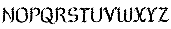 AGNamsangjun Striped Font UPPERCASE