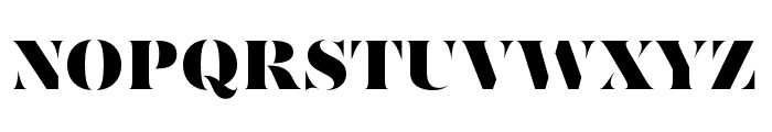 AWConqueror Std Stincilla Black Font LOWERCASE