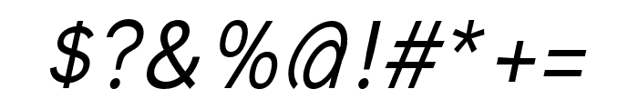 Aaux Next Medium Italic Font OTHER CHARS