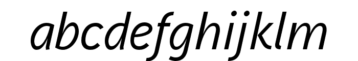 Aaux Next Medium Italic Font LOWERCASE