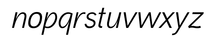 Aaux Next Regular Italic Font LOWERCASE