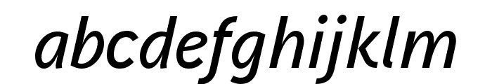 Aaux Next SemiBold Italic Font LOWERCASE