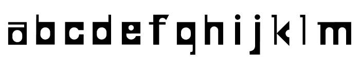 Ab Shoutenkaku Regular Font LOWERCASE