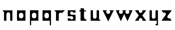 Ab Shoutenkaku Regular Font LOWERCASE