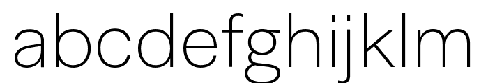 Abacaxi Devanagari Thin Font LOWERCASE