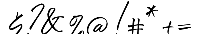 Above The Beyond Script Regular Font OTHER CHARS