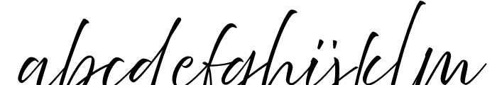 Above The Beyond Script Regular Font LOWERCASE