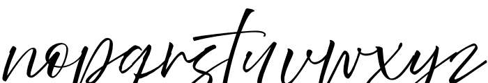 Above The Beyond Script Regular Font LOWERCASE