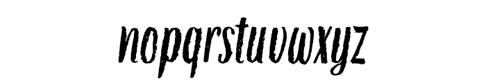 Above The Sky Condensed Cursive Font LOWERCASE