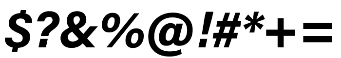 Acumin Pro Bold Italic Font OTHER CHARS