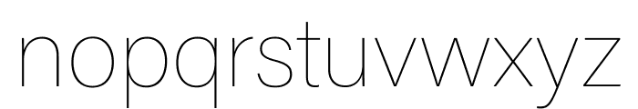 Acumin Pro Condensed Thin Font LOWERCASE
