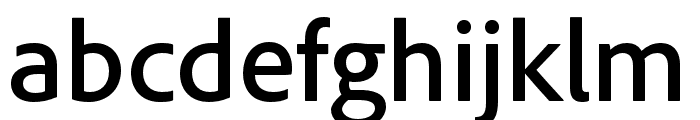 Acumin Pro SemiCondensed Thin Italic Font LOWERCASE