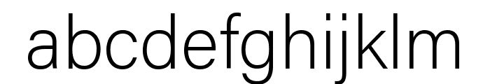 Acumin VF Default Font LOWERCASE