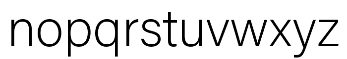 Acumin VF Default Font LOWERCASE