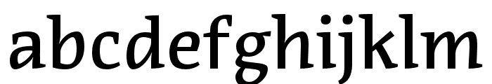 Acuta Medium Font LOWERCASE