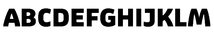Ad Gothic Variable Extra Bold Font UPPERCASE