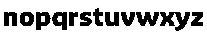 Ad Gothic Variable Extra Bold Font LOWERCASE