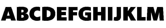 Ad Gothic Variable Heavy Font UPPERCASE