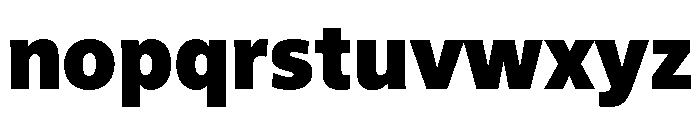 Ad Gothic Variable Heavy Font LOWERCASE