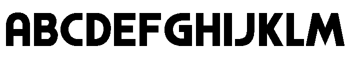 Ad Gothic Variable Regular Font UPPERCASE