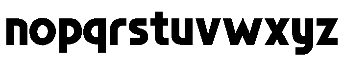 Ad Gothic Variable Regular Font LOWERCASE