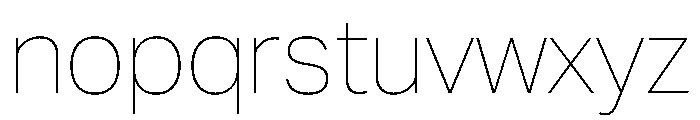Adapt Variable Extra Light Font LOWERCASE
