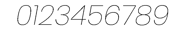 Adapt Variable Thin Italic Font OTHER CHARS