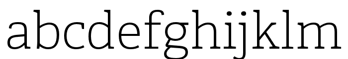 Adelle Condensed Light Italic Font LOWERCASE