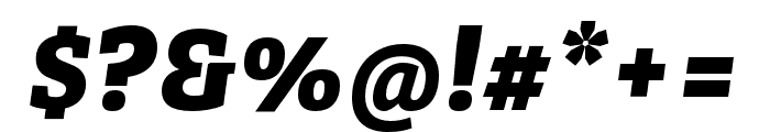 Adelle PE ExtraBold Italic Font OTHER CHARS