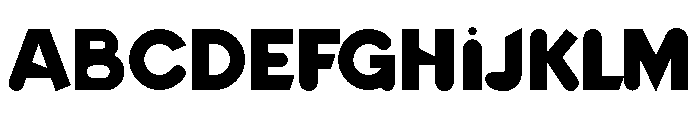 Adhesive Nr Eight Bold Font UPPERCASE