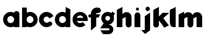Adhesive Nr Eight Bold FONT